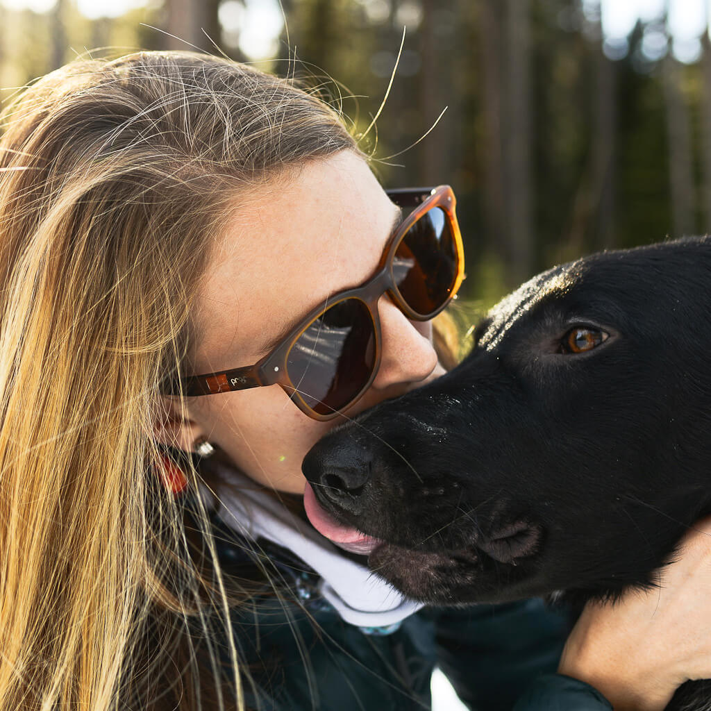 Scout Cotton-Based Acetate Eco Sunglasses with Polarized Lenses