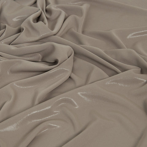 Beige Shiny Poly Jersey 1839 - Fabrics4Fashion
