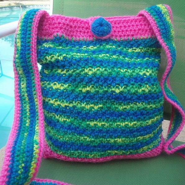 paso Saludo ramo de flores Crochet Mochila Wayuu Handmade, Colorful knit bag. – L'Unique Designs