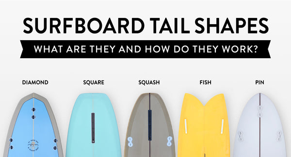 SURFBOARD TAIL SHAPES BASICS: WHAT THEY AND HOW DO THEY WORK? - Degree 33 Surfboards