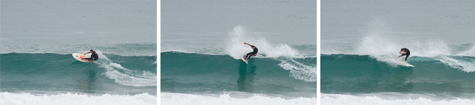 3 shot surfing sequence