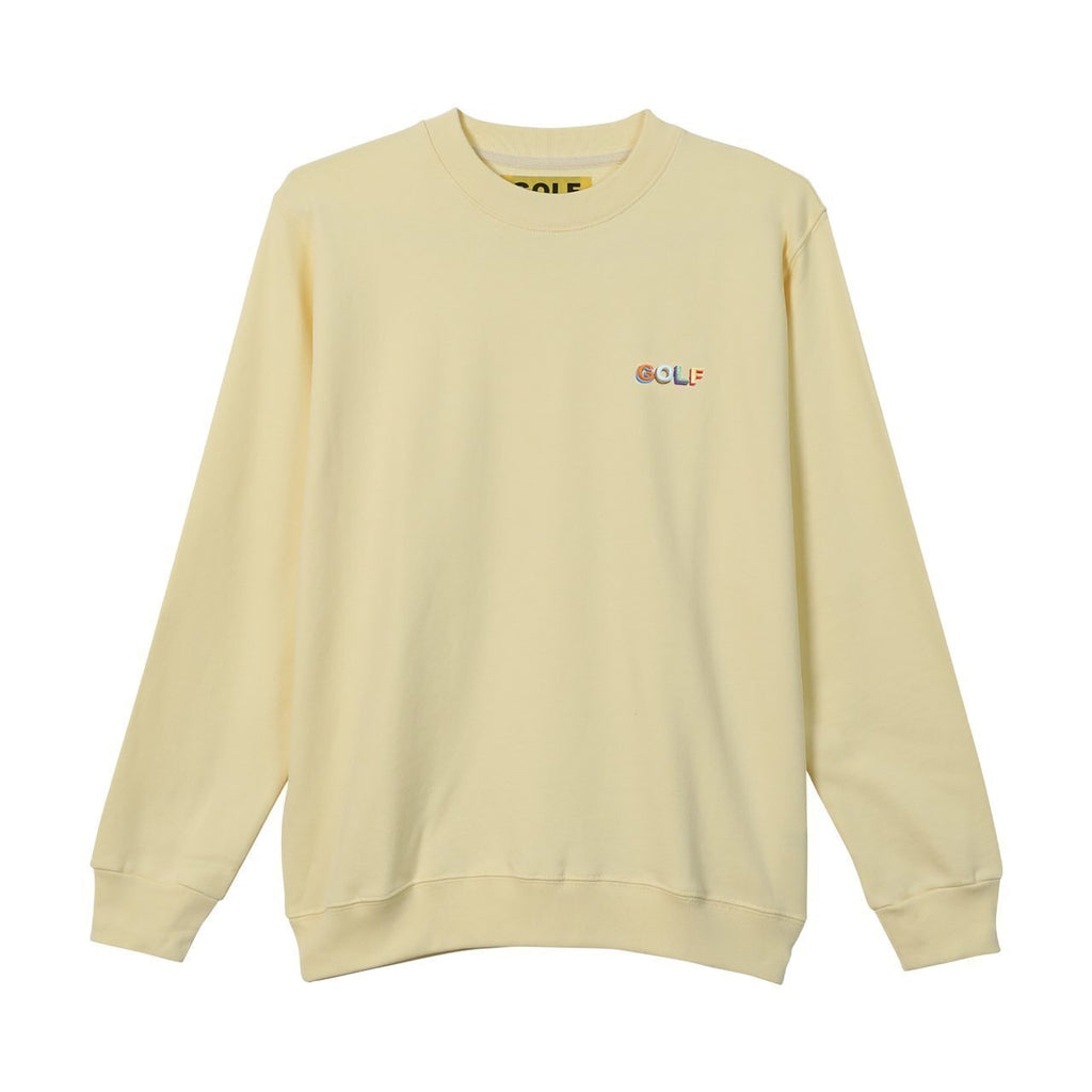 Golf Multi Color 3d Mini Logo Crewneck By Golf Wang