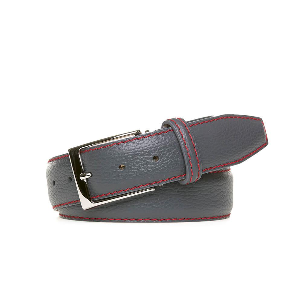 Cremieux Pebble Contrast Stitch Belt