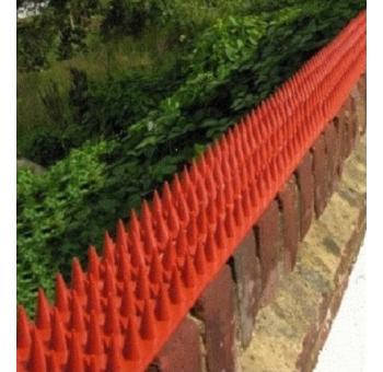 PACK of 12 Prikka Brick Strip Fence Intruder 500mm x 100mm Terracotta Strip 