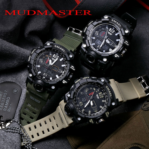 analog watch with alarm mens