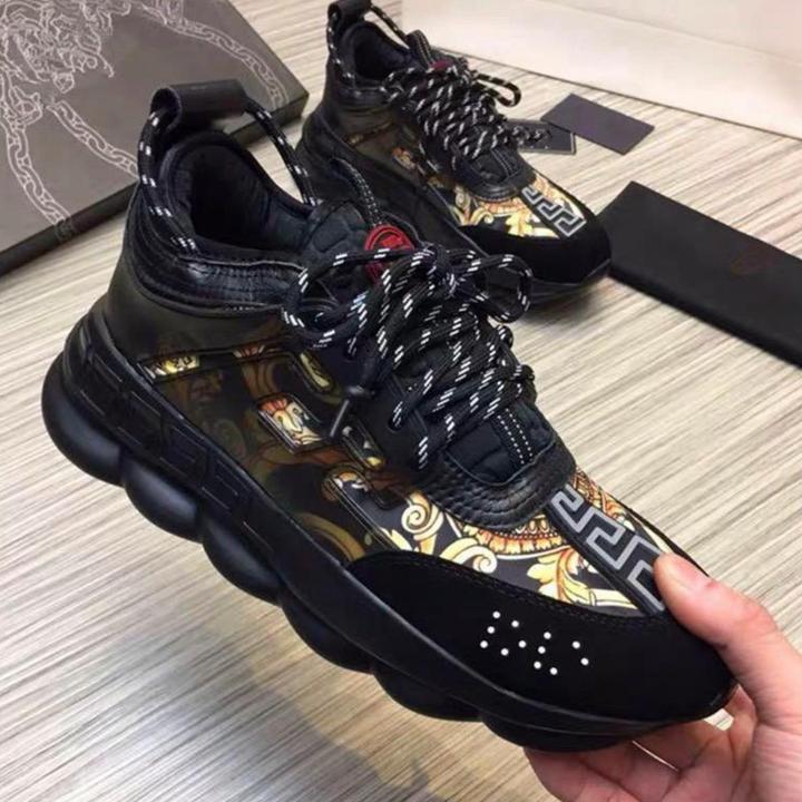 versace chain reaction black and gold