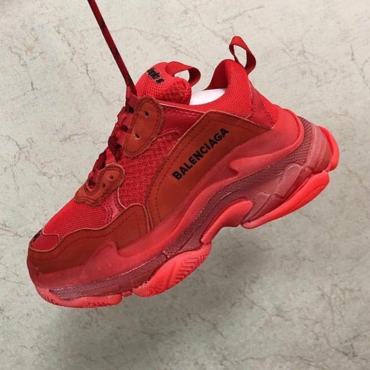 buy first copy quality Balenciaga Triples Red shoes online india! VAGUECO