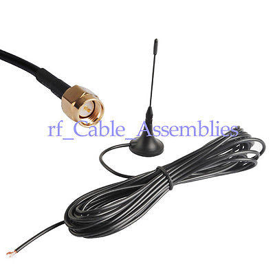 Antenna 868Mhz,3dbi SMA Plug male straight 5M with Magnetic base for Ham radio 