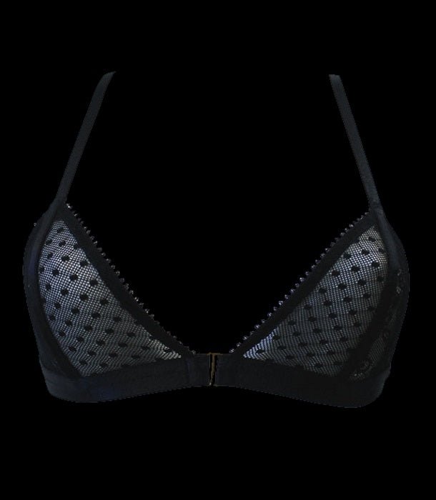 13ème Lune Violet Triangle Bra at Xenses