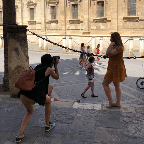 Sevilla, Spain. Photoshoot of Heidy