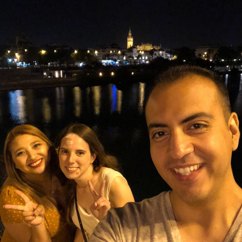 Night view of the Canal Alfonso XIII