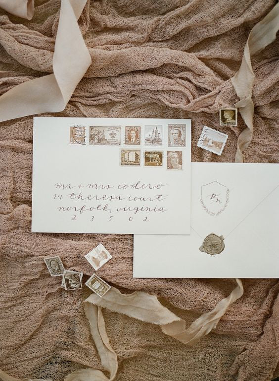 hazelnut stationery wedding