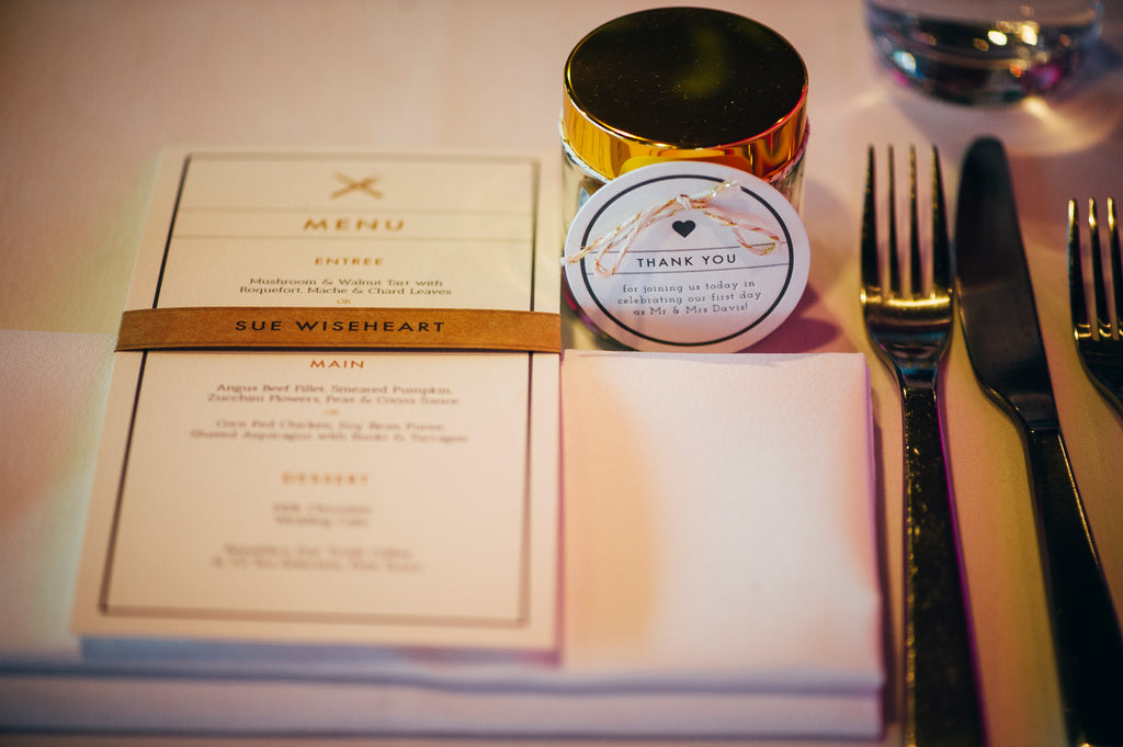 terrace press wedding menu