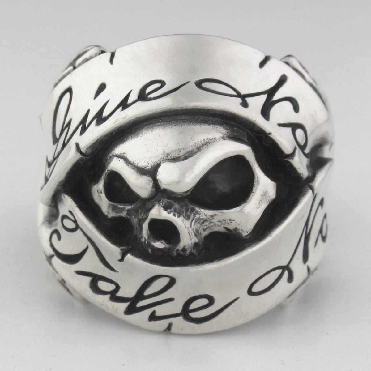 Give No Take No Skull Ring 2