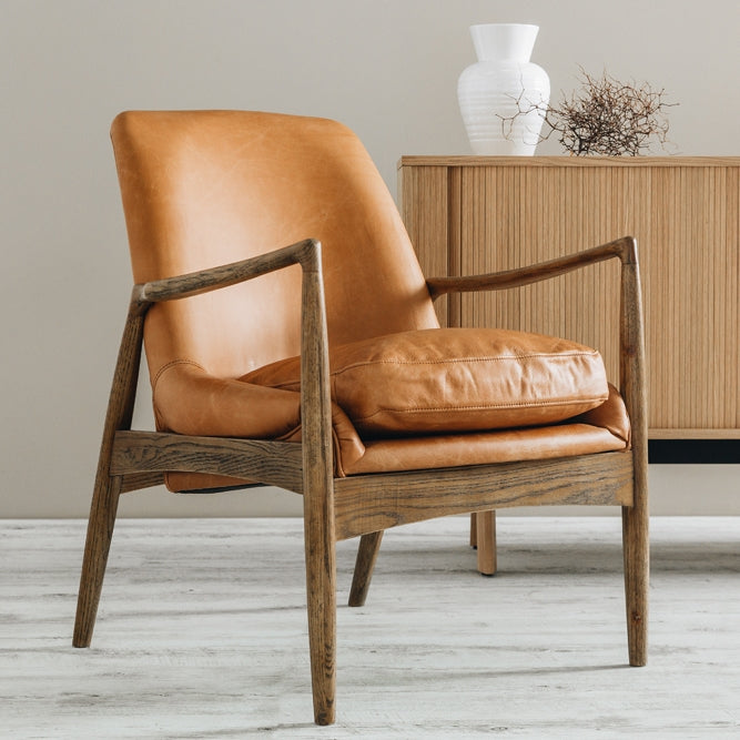 fairview leather armchair