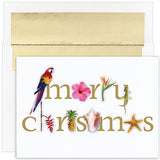 Tropical Greetings Christmas Cards
