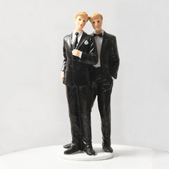 Gay Wedding Cake Top - 8 1/2 Inches Tall