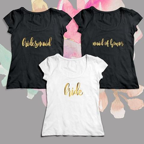 Bridesmaid T-Shirts, Bridesmaid Shirts