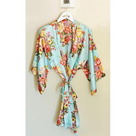 Unique Bridesmaid Gift Idea - Floral Robes