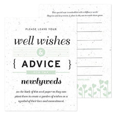 Mint Green Wedding Reception Ideas, Well Wishes Cards