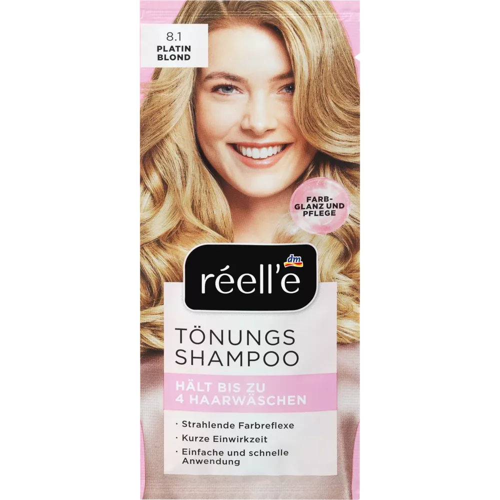 Meenemen betreden markt réell'e Tint Shampoo Platina Blond 8.1, 14 ml