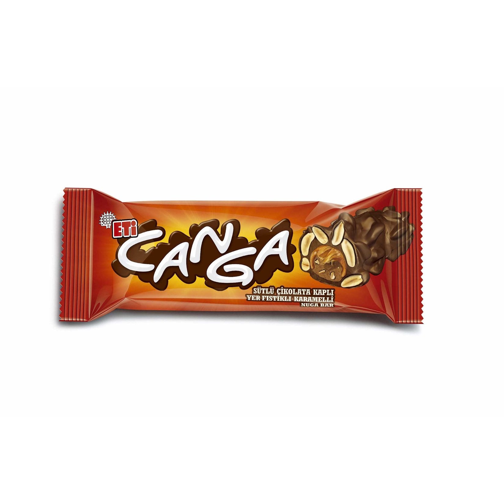 Eti Canga ChocolateCovered Peanut Caramel Bar 45g