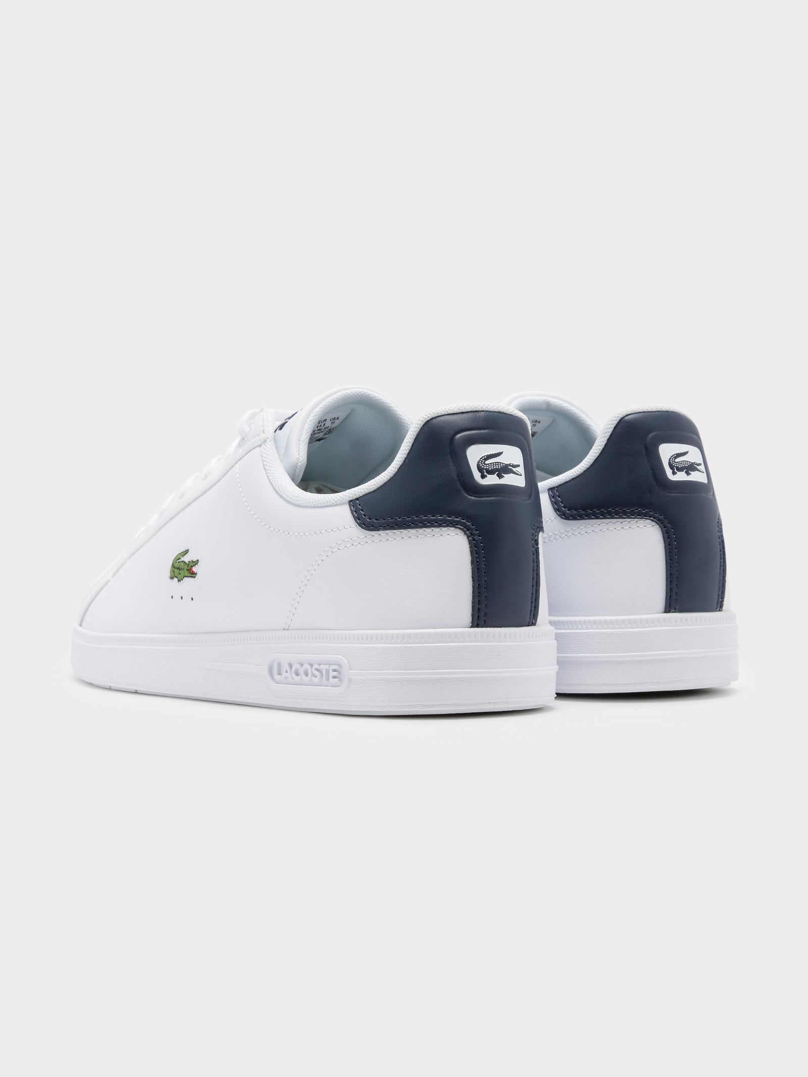 Mens Graduate Pro 222 Sneakers in White & Navy