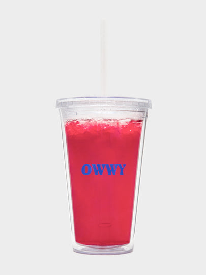 OWWY Reusable Iced Drink Tumbler & Straw