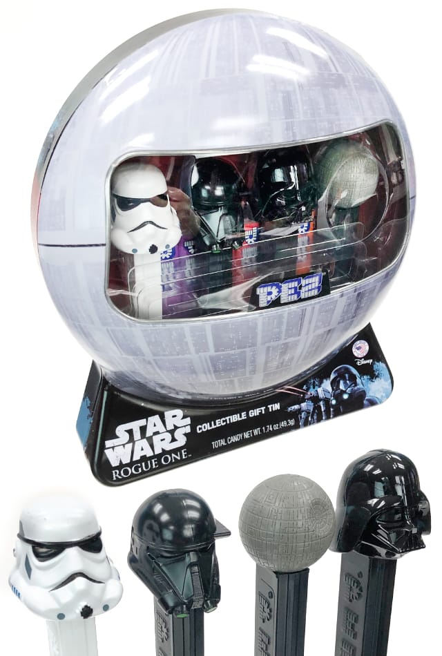 star wars rogue one pez gift tin