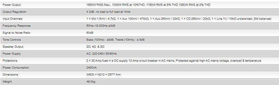 ahuja uba 1300 watt price