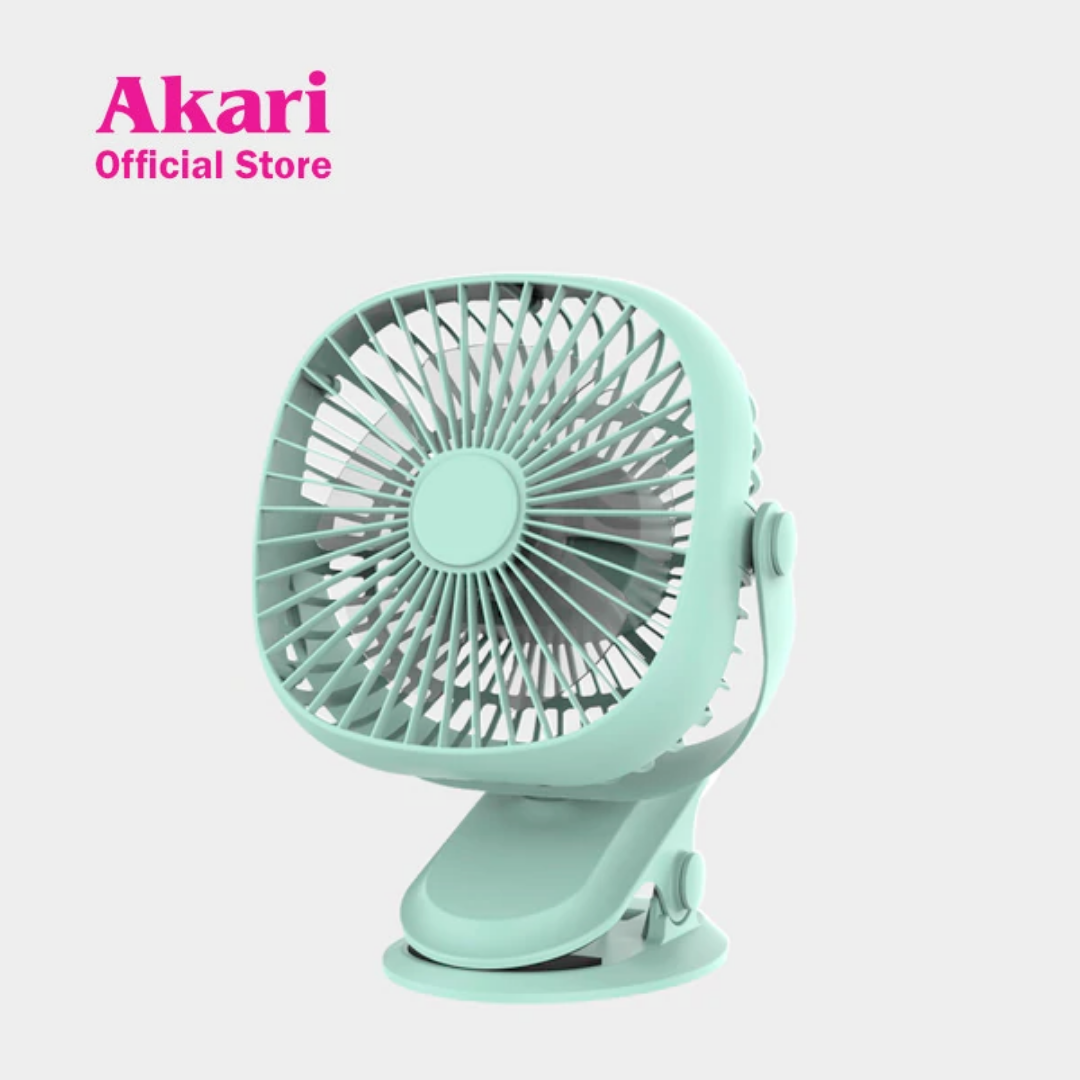 akari mini fan with light