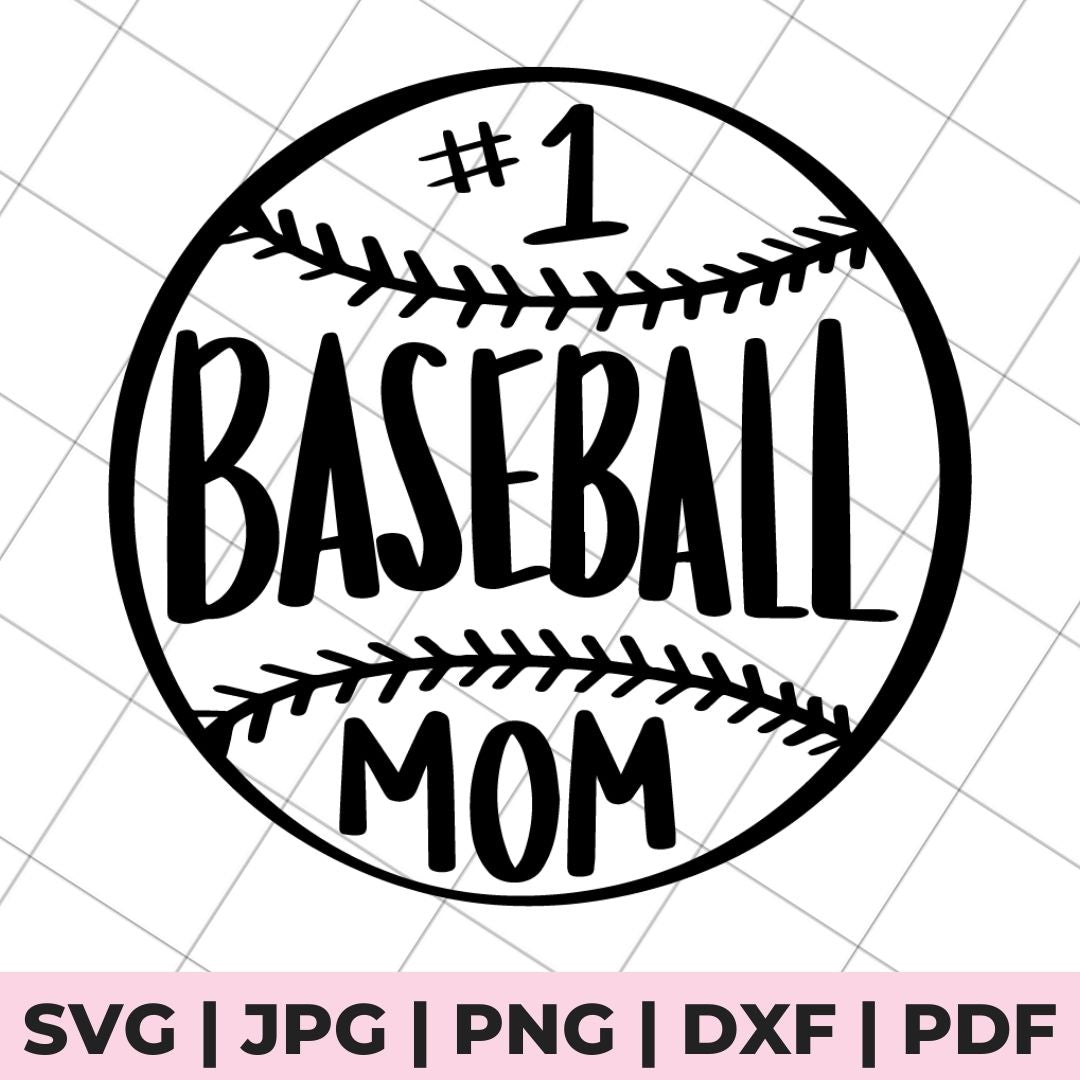 Baseball mom svg