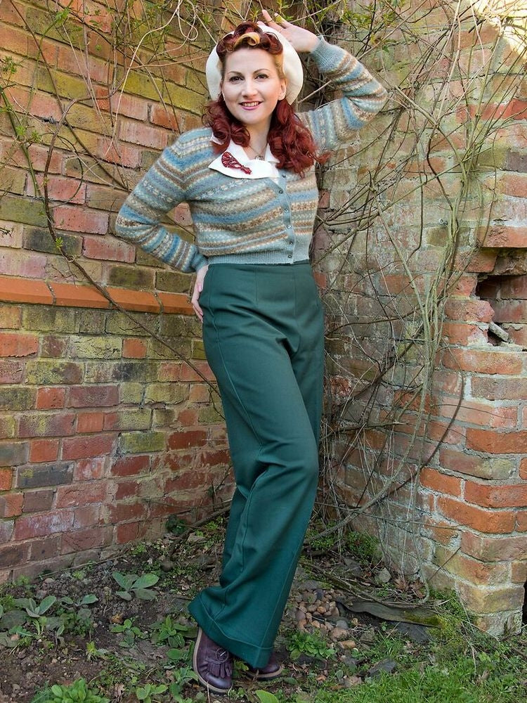 womens trousers 1940s Today's Deals - OFF 63%