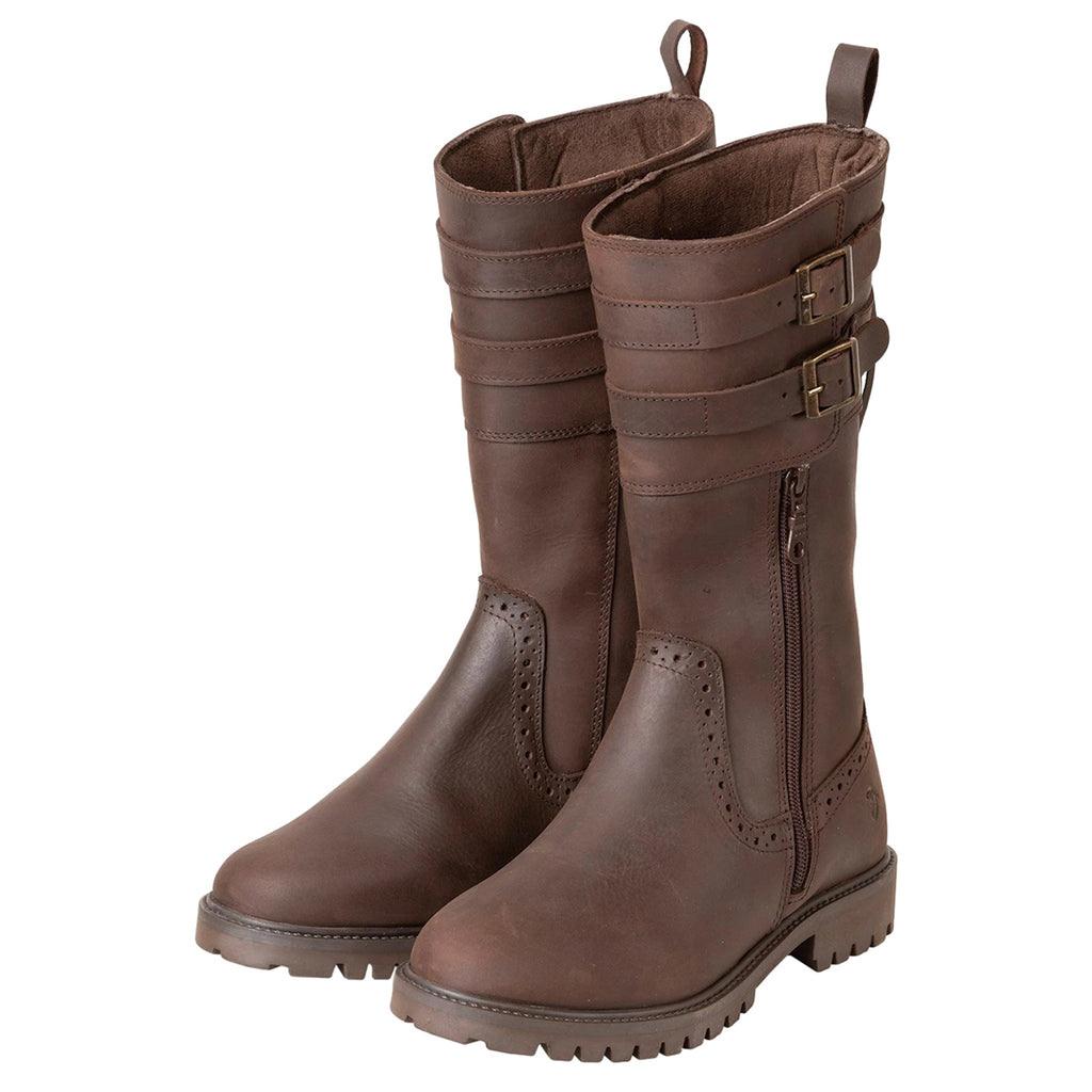 Women's Mid Length Leather Boots UK 