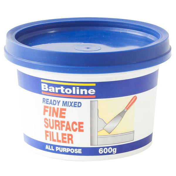 Bartoline Ready Mixed Fine Surface Filler 600g Yorkshire Trading Company