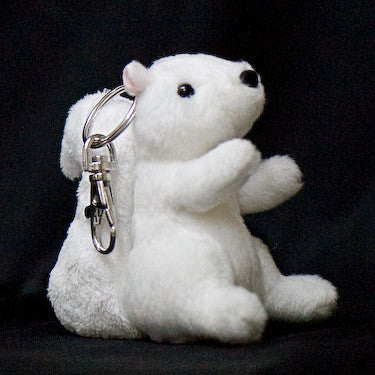 white squirrel stuffed animal