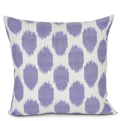 Lavender Spotted Silk Pillow