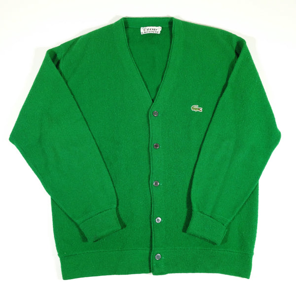 vintage lacoste cardigan