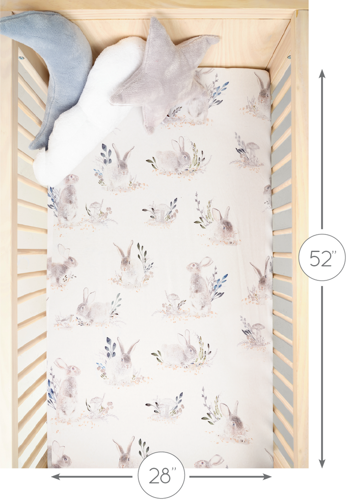 crib sheet size length and width