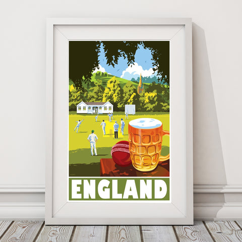 England travel art for men