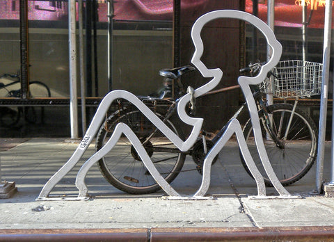 Urban bicycle rack