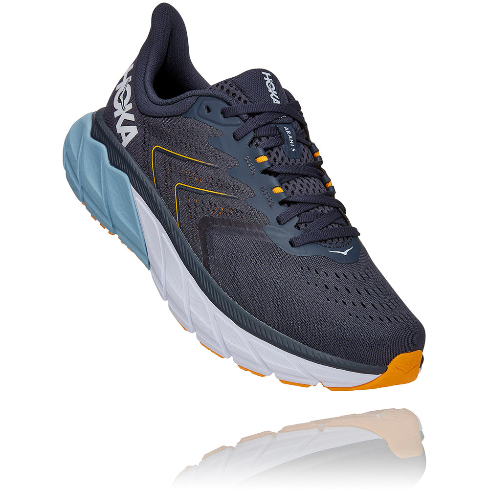 Men's HOKA Arahi 5 in Ombre Blue/Blue Fog