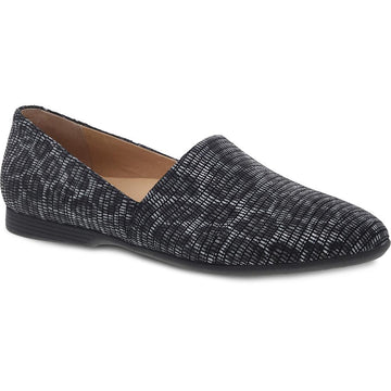 Quarter view Women's Dansko Footwear style name Larisa in color Grey Leopard. Sku: 2036-910200