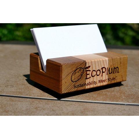 Business card holder available at the EcoPlum Business Gifts store