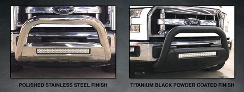 TrailFX LED Nudge Bull Bars 3.5" Stainless and Black