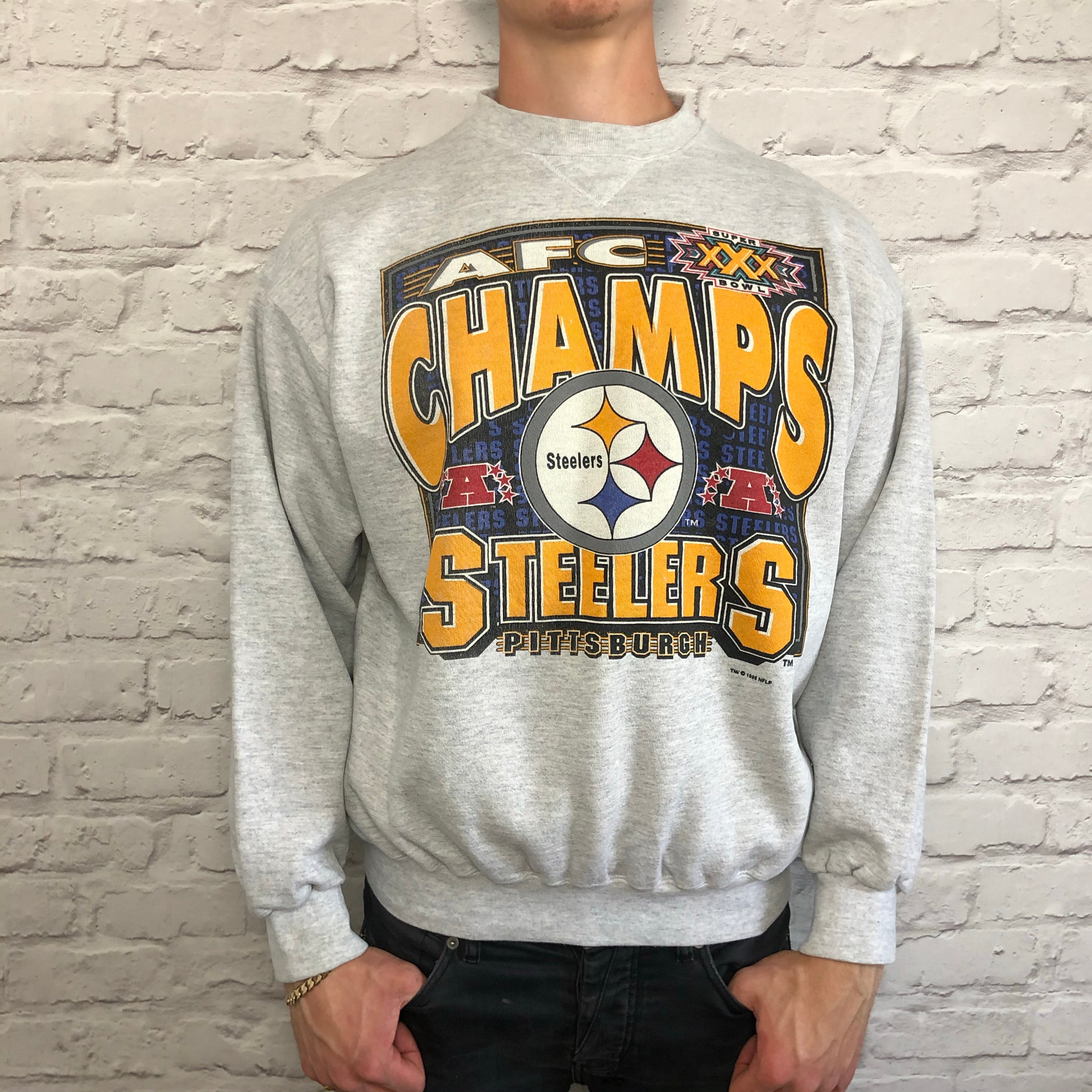 Vintage 80s PITTSBURGH STEELERS NFL Champion T-Shirt XL – XL3