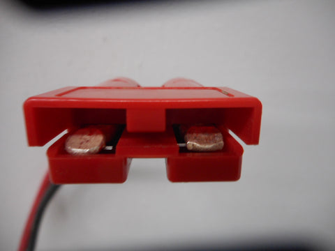 Red sb50 anderson connector.  Contacts properly in place  