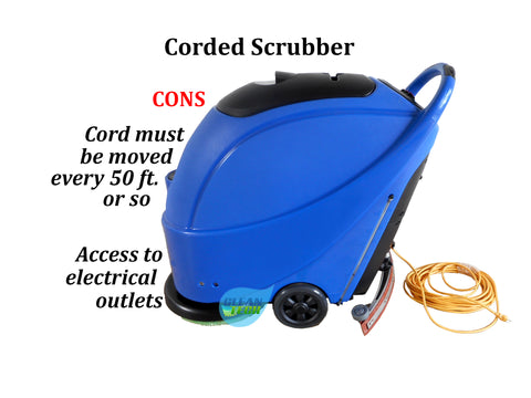 Corded scrubber