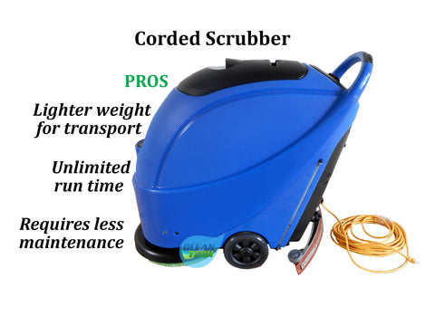 Corded scrubber