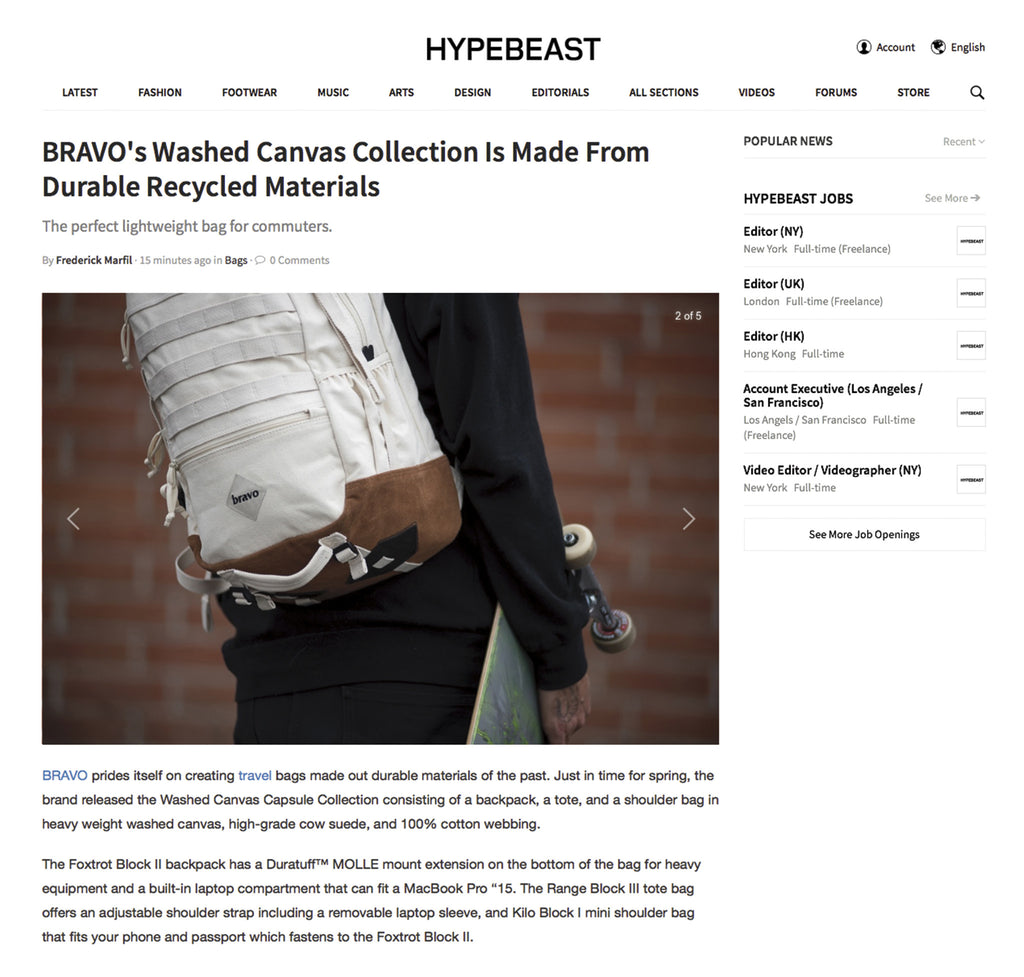 washed canvas collection via hypebeast